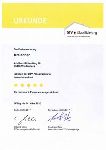 Ferienwohnung Kreischer 5 Sterne